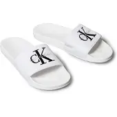 Calvin Klein Weiße Polyurethan Herren Hausschuh