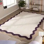 FRAAI Waschbarer Teppich - Hazy Lila Creme 120x170cm