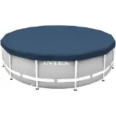 Intex 28083 Pool Abdeckplane Deluxe rund 457 cm mit 20cm Überhang Plane Cover