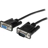 StarTech.com 2m Black Db9 Serial Cable M/F