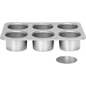 Patisse Käsekuchenform Mini 8 cm Stahl silber