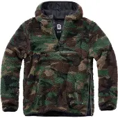 Brandit warmer Herren Teddyfleece Worker Pullover Woodland