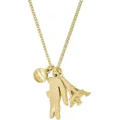 Lacoste - Women's gold-plated steel necklace Umpire 2040454