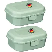 Westmark 2 Snack-Boxen Maxi 935 ml, mint-grün, 235222EM