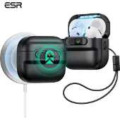 ESR Pulse Halolock Magsafe Apple Airpods 4 Schwarz