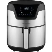 Concept FR3500 Fritteuse Eins/Eine(r) 3,5 l Eigenständig 1500 W Heißluftfritteuse Schwarz, Metallisch