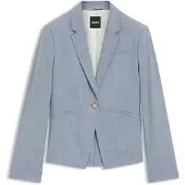 BOSS Slim-Fit Blazer aus melierter Schurwolle Grösse 38
