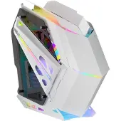 Mars Gaming MC-TITANW, Midi Tower, PC, Weiß, ATX, micro ATX, Mini-ITX, Gaming, Multi