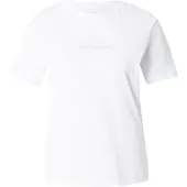 Calvin Klein Ss Clasic Monologo Tee Bright White Größe: XL | Hemden Outlet | Damen | Weiß