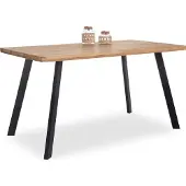 MCA living Esstisch MONTANA H 76 cm braun Esszimmertisch