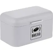 Relaxdays Retro Brotkasten mit Deckel & Griff