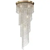 Maytoni Kronleuchter Cascade in Gold E14 12-flammig