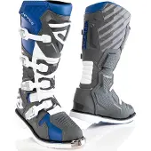 Acerbis X-Race Blau Grau Motocross Stiefel Größe 45
