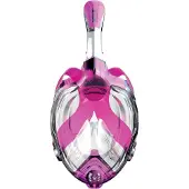 Seac Schnorchelmaske - Libera - Transparent/Pink - - XS/S - Tauchermasken