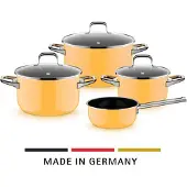 WMF Fusiontec Essential Pro Topf-Set 4-teilig Mango Yellow