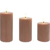 Relaxdays 3x LED-Kerzen