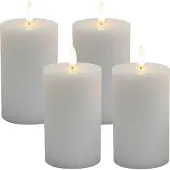 Relaxdays 4x LED-Kerzen