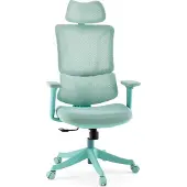MyBuero Home Office Bürostuhl Ergomy Colore Schreibtischstuhl mit Armlehnen (höhenverstellbar) Stoff / Netzstoff Drehstuhl
