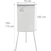 Relaxdays Flipchart Whiteboard