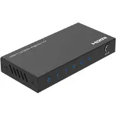 Microconnect MC-HDMISPLITTER0102-4K, HDMI, HDMI, Schwarz, Stahl, 4K Ultra HD, 60 Hz