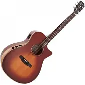 Hartwood Sonata Concert Westerngitarre mit Pickup Bourbon Burst