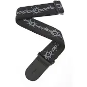 Daddario 50F04 Gewebter Gitarrengurt Stacheldraht