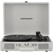 Crosley Cruiser Deluxe Tragbarer Plattenspieler mit Bluetooth Out White Sand
