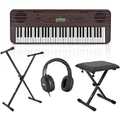 Yamaha PSR E360 Tragbares Keyboard Pack dunkel Walnuss