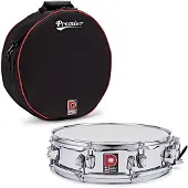 Premier Artist 14" x 4" Stahltrommel Snare Chrom & Soft Case