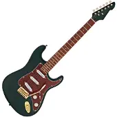 Gear4Music LA Select Legacy E-Gitarre von Grün