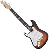 Gear4Music 3/4-LA-Linkshänder-E-Gitarre von Sunburst
