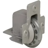 Adam hall 37551 Kanteneinbaurolle mit weichem Rad 75 mm