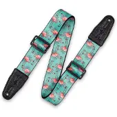 Levys Leathers MPD2-121 Drucke Polyester mit Lederenden 2" Flamingo-Motiv