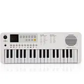 Gear4Music VISIONKEY-1 Tragbares Mini-Keyboard mit 37 Tasten Weiß