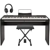 Gear4Music SDP-2 Stagepiano von + Komplettpaket