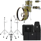 Dixon Drums Little Roomer Gig Pack w/Hardware & Bags Olivgrün
