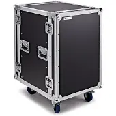 Trojan Pro 16U Heavy-Duty Rack Flight Case mit Rädern