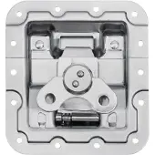 Adam hall V5 Gekröpfter Butterfly-Verschluss mit Nietschutz mittel 14 mm