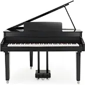 G4M Sonori Digitalpiano Flügel-Design Ebenholz poliert