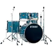 Tama Imperialstar 22 5teiliges Schlagzeug mit Meinl-Becken Hairline Blau