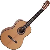 Hartwood Artisan Konzertgitarre geflammtes Mahagoni Natur-Finish