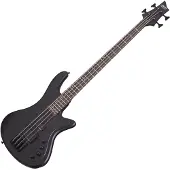 Schecter Stiletto Stealth-4 Bassgitarre Satin Black