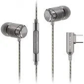 SoundMagic E11D In Ear Isolating USB-C Ohrhörer mit Mikrofon Silver