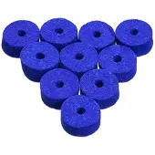 Ahead Blaue Wollfilze für Becken 10er-Pack