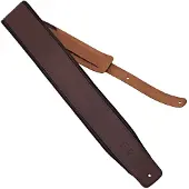 Levys Leathers Gepolsterter Leder-Gurt DM1PD Dark Brown