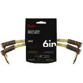 Fender Deluxe 6"-Patchkabel 2er-Pack Tweed
