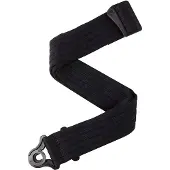 D'addario And Co 50BAL01 Auto Lock Gitarrengurt schwarz gepolstert Streifen