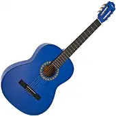 Gear4Music Klassische Gitarre Dark Blue von