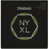 D'Addario NYXL1156 Nickel Wunde mittlere Oberteil / Ex-Heavy Bottom 11-56
