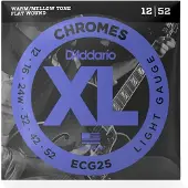 Daddario ECG25 12-52 Chromes Flat Wound E-Gitarrensaiten